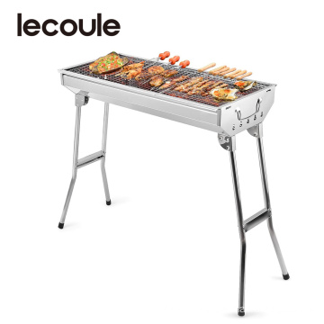 Lecoule  barbecue Grill Portable Lightweight Simple Charcoal Grill Perfect Foldable Premium BBQ Grill for Outdoor